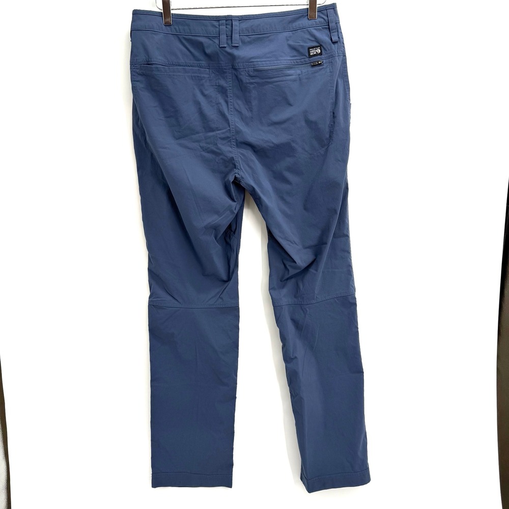 Mountain Hardwear Basin Trek Pants Mens 33 Blue Hiking Nylon Stretch OM9741 - Picture 5 of 11